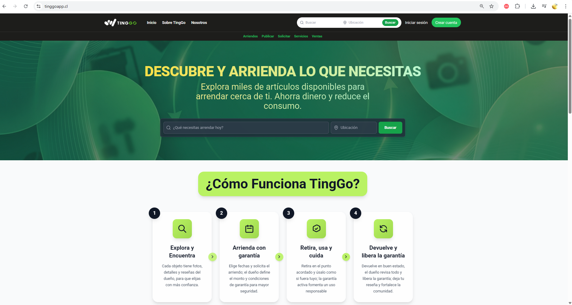 TingGo - Marketplace P2P